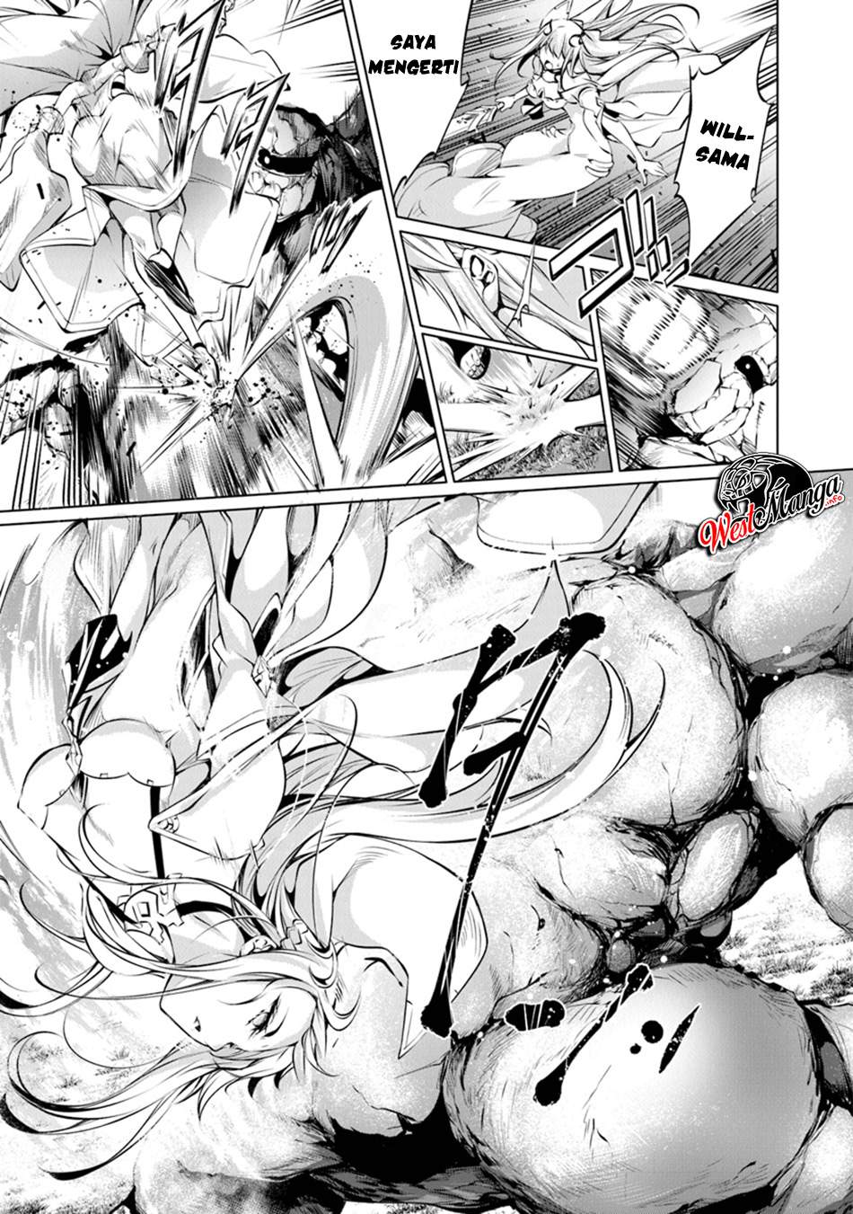 Kamigami ni Sodaterare Shimo no, Saikyou to Naru Chapter 05.2 Bahasa Indonesia
